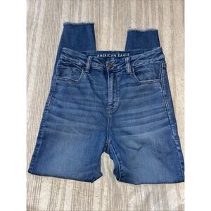 American Eagle Women's Curvy Super High Rise Jegging Stretch Jeans Size 6